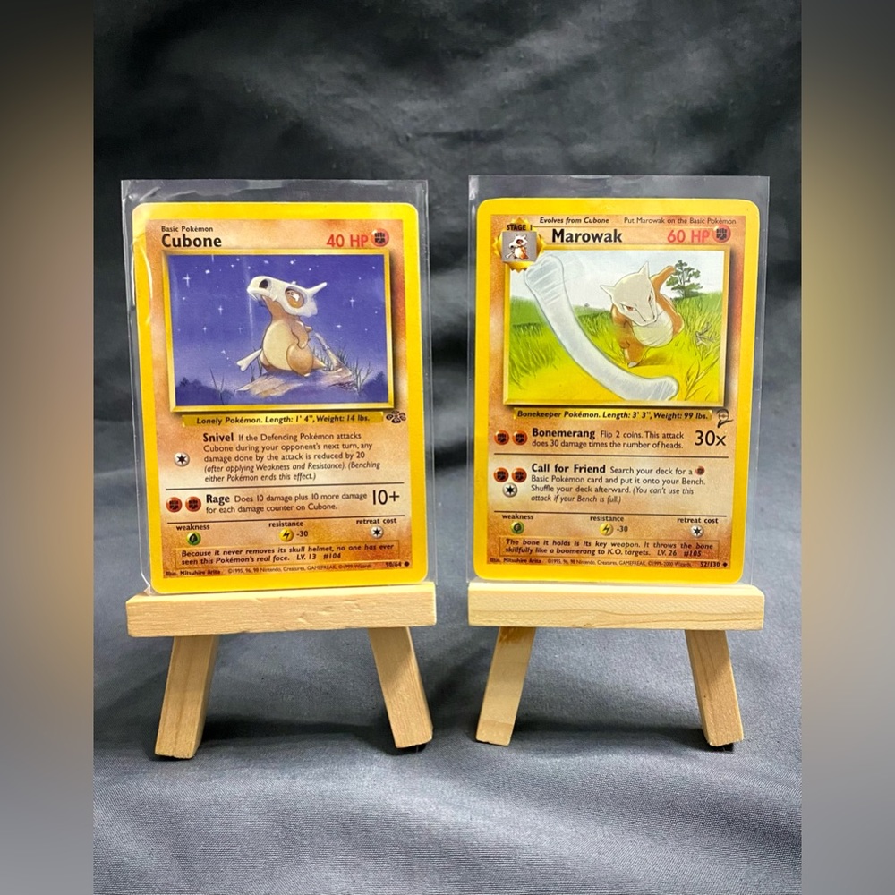 Cubone + Marowak Pokémon Card Set